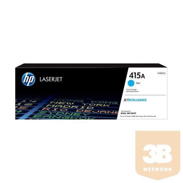 HP Toner (415A) W2031A ciánkék 2100/oldal