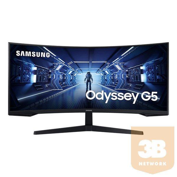 Samsung Monitor 34" - C34G55TWWP (VA, 3440x1440, 21:9, WQHD, 165HZ,
250cd/m2, 1ms, Curved)