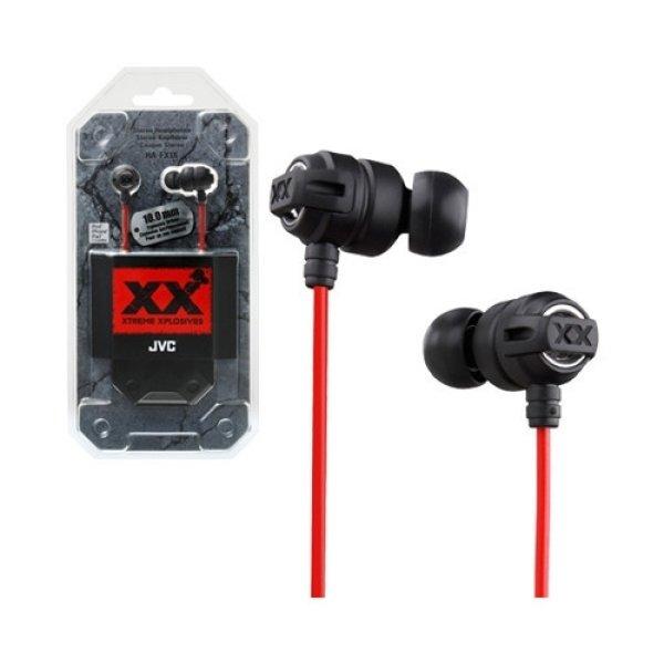 JVC HA-FX1X Xtreme Xplosives Bass Pro sorozatú fülhallgató fekete/piros
színben