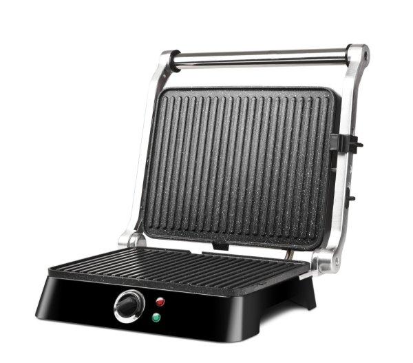 Girmi BS44 PETRAVERA Nagy teljesítményű kontaktgrill speciális Petravera
bevonattal, 1400W