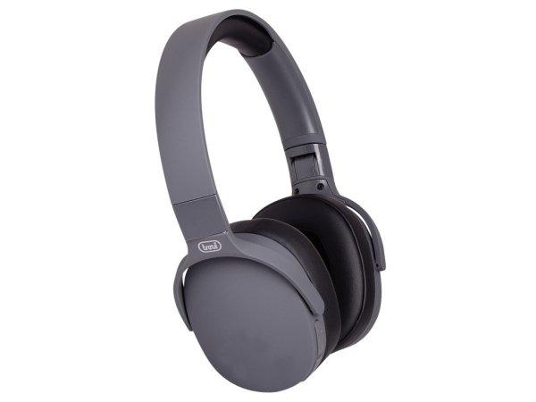 Trevi DJ 12E45 BT BLACK Digitális sztereó Bluetooth DJ fejhallgató,
beépített médialejátszóval és FM rádióval