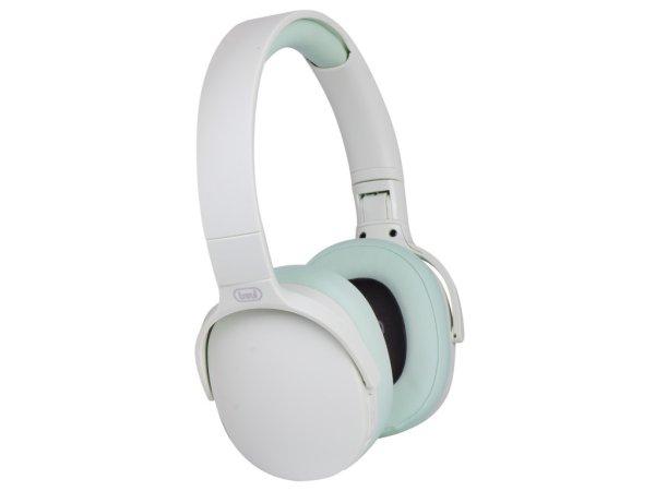 Trevi DJ 12E45 BT ZÖLD Digitális sztereó Bluetooth DJ fejhallgató,
beépített médialejátszóval és FM rádióval