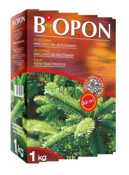 BIOPON ŐSZI TŰLEVELŰEK (FENYŐ) NÖVÉNYTÁP 1KG