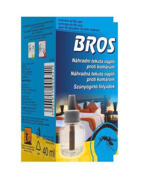 Bros szúnyogirtó utántöltő folyadék elektromos készülékhez - 40 ml