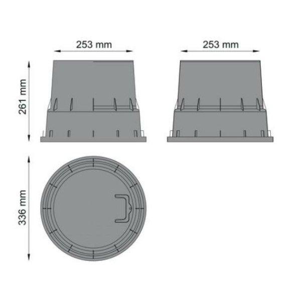 Szelepakna RAIN EzOPEN RN 25 LARGE PZCM 25