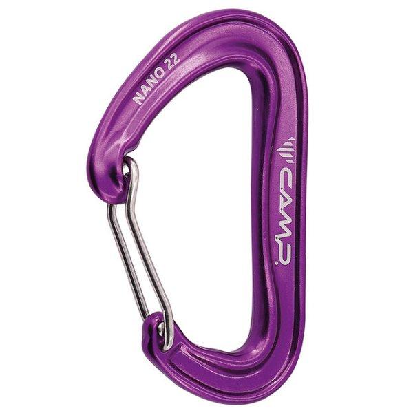 CAMP karabiner Nano 22, lila