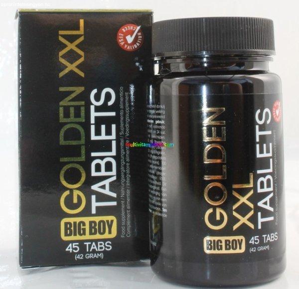 Big Boy Golden XXL 45 db kapszula, Pénisz növelő összetvőkkel 