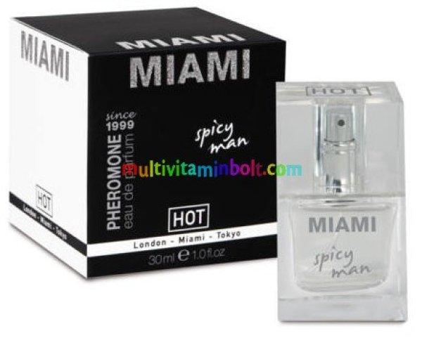 MIAMI SPICY Man Pheromon Parfum 30 ml, Feromon Parfüm a tüzes Férfinak - HOT