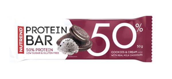 Nutrend Protein Bar 50% Cookies&Cream 50g