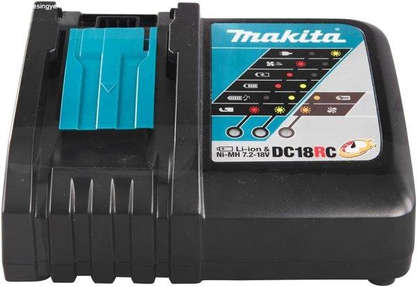 Makita DC18RC akkumulátor gyorstöltő 7,2V-18V ANGOL DUGÓS