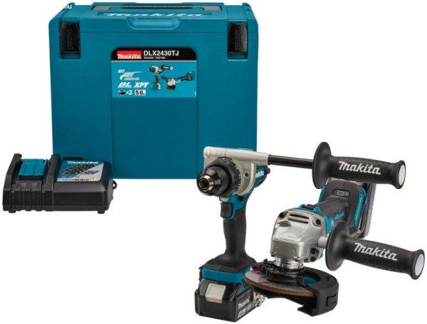 Makita 18V LXT Li-Ion BL szett DDF486+DGA504+2x5,0 Ah MP4