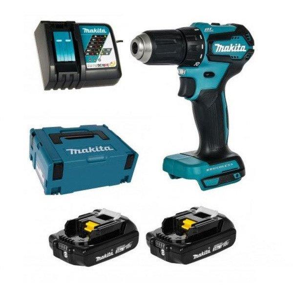 Makita 18V LXT Li-ion BL 40 Nm fúró-csavarbehajtó 2x2,0 Ah