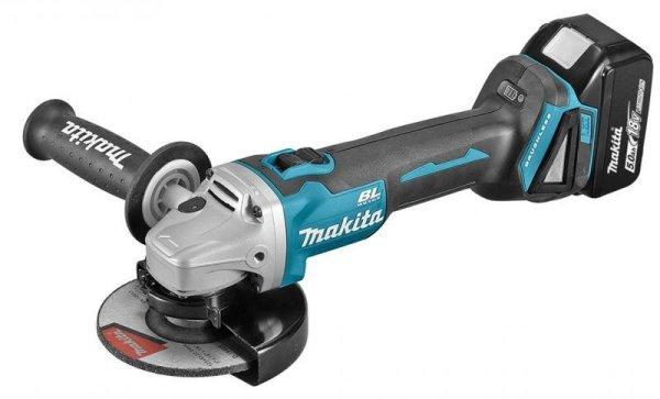 Makita 18V LXT Li-ion BL sarokcsiszoló 2x5,0Ah + fék