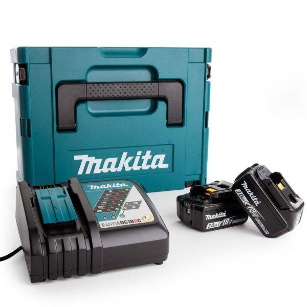 Makita 18V LXT Li-ion 2x3,0Ah akku + DC18RC töltő klt