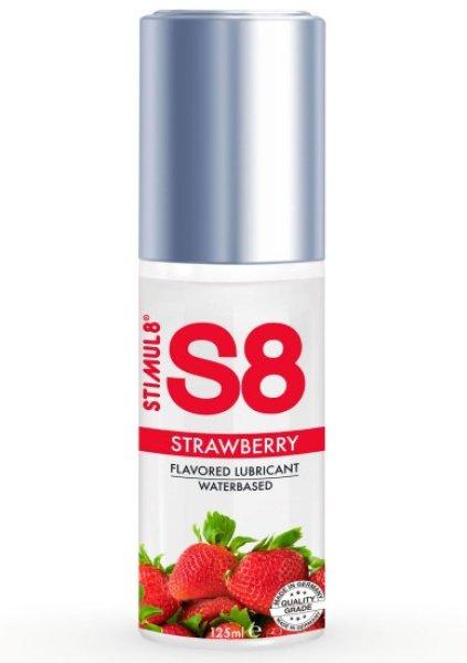 S8 Waterbased Flavored Lube 125ml Strawberry