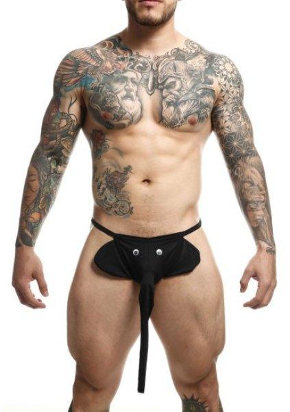 MOB Eroticwear Elephant Thong Black