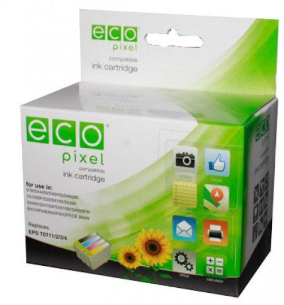 HP CC656AE No.901XL Utángyártott Ecopixel TriColor (CMS) Tintapatron