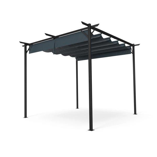 Blumfeldt Pantheon Robust Pergola, 3x3 m időjárásálló porszórt acél