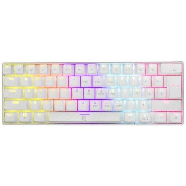 White Shark Mechanical gaming keyboard SHINOBI 2, US, blue switch, white