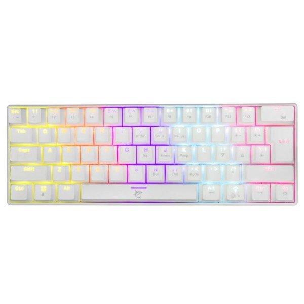 White Shark Mechanical gaming keyboard SHINOBI 2, US, brown switch, white