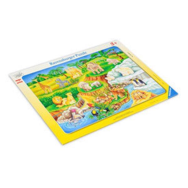 Ravensburger Puzzle 14 db -Látogatás az állatkertben