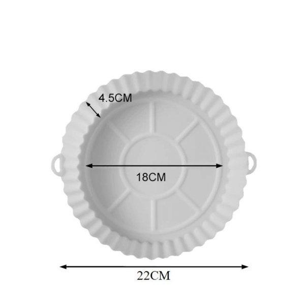 Szilikon forma forrólevegős sütőbe - Szürke