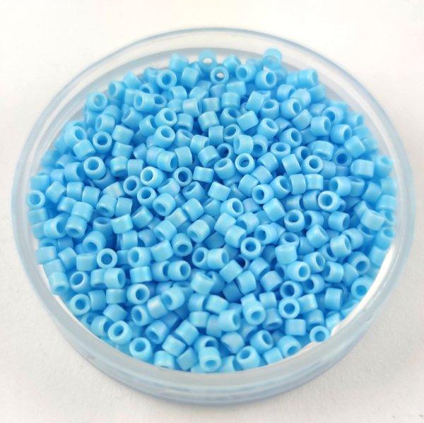 Miyuki delica gyöngy 0879 - Matte Opaque Sky Blue AB - 11/0