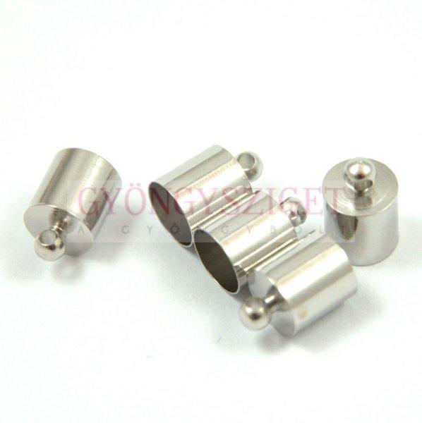 Végzáró - platina színű - 8x12mm