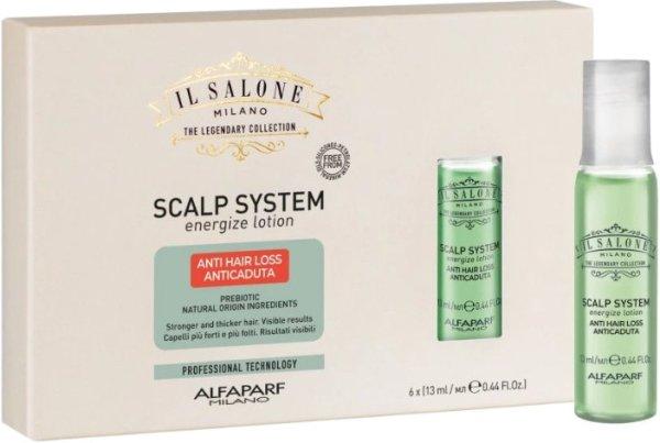 IL SALONE MILANO Hajhullás elleni szérum Scalp System (Energize
Lotion) 6 x 13 ml