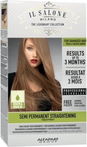 IL SALONE MILANO Félig tartós simító készlet
sérült hajra (Semi Permanent Straightening Kit)