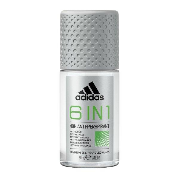 Adidas 6 in 1 Man - roll-on 50 ml