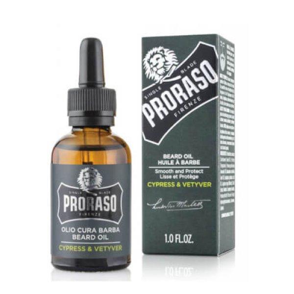 Proraso Szakállolaj ciprussal és vetiverrel Cypress & Vetyver (Beard
Oil) 30 ml