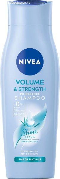 Nivea Volumennövelő hajsampon Volume & Strength 400 ml