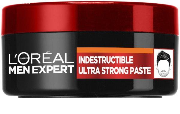 L'Oréal Paris Erős fixálású hajformázó
paszta Men Expert (Indestructible Ultra Strong Paste) 75 ml