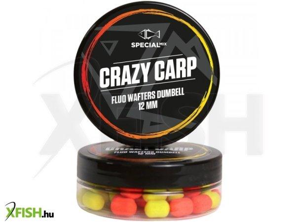 Speciál Mix Fluo Wafters Dumbell Csali 12 mm Crazy Carp Fanyar-gyümölcsös 20
g