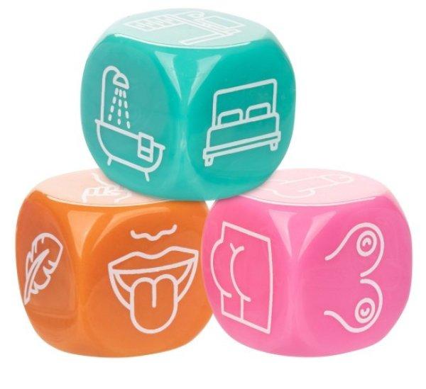 CalExotics Naughty Bits Roll With It Icon-Based Sex Dice Game