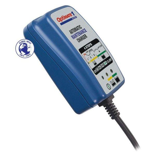 OPTIMATE 1 DUO autóakkumulátor töltő (12V / 0,6A) | Tecmate