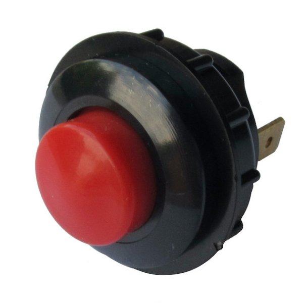 Nyomógomb /fekete és piros/ ts210, ts211 elektromos