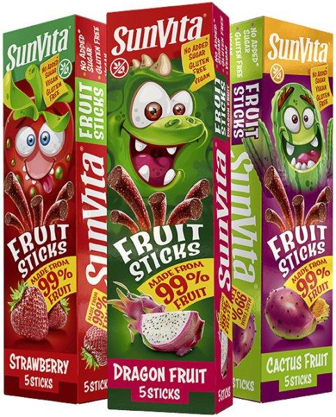 Sunvita fruit sticks sárkánygyümölcs 5 db 100 g