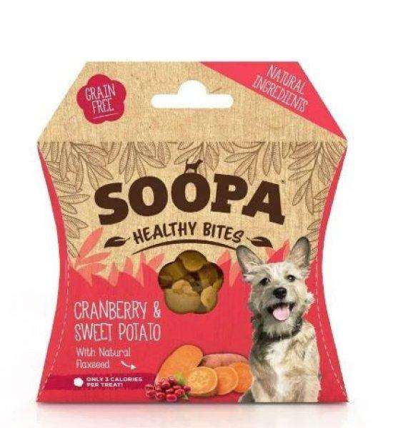 Soopa healthy bites vegán jutalomfalat vörös áfonya és édesburgonya 50 g