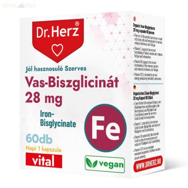 DR.HERZ VAS-BISZGLICINÁT 28 MG 60DB