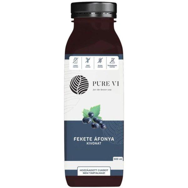 PURE VI KIVONAT FEKETEÁFONYA 500ML