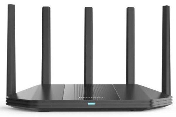 Hikvision DS-3WR18X WIFI 6 router, 5 antenna, max 1201 Mb/s, 1 WAN és 3 Gigabit
LAN input