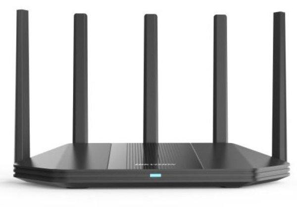 Hikvision DS-3WR30X WIFI 6 router, 5 antenna, max 2400 Mb/s, 1 WAN és 3 Gigabit
LAN input