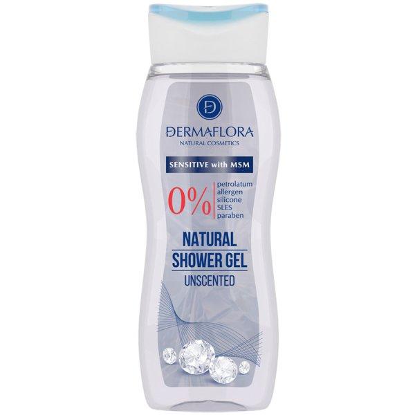 Dermaflora 0% tusfürdő sensitive with msm 250 ml