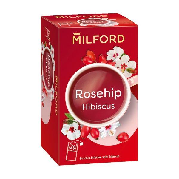 Milford csipkebogyó hibiszkusszal gyümölcstea 20x2,25 g 45 g