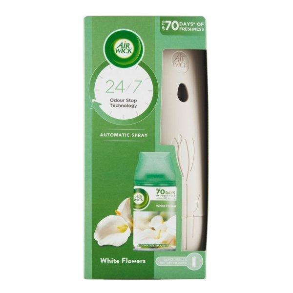 Légfrissítő készülék utántöltővel 250 ml AirWick Freshmatic
Frézia&Jázmin