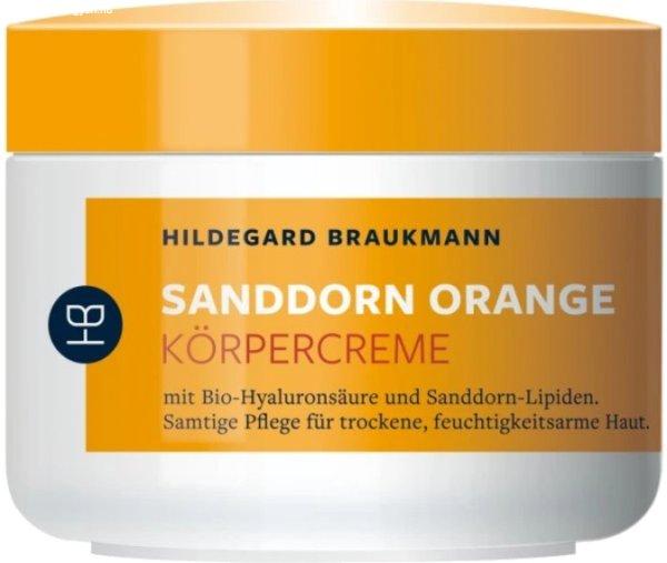 Hildegard Braukmann Testvaj homoktövissel és hialuronsavval Sanddorn
Orange (Body Butter) 200ml