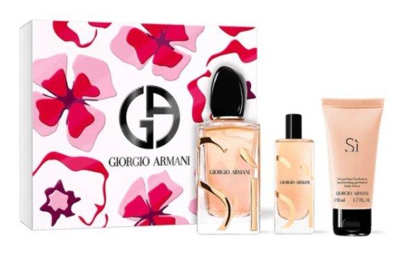 Giorgio Armani Sì - EDP 100 ml + testápoló tej 50 ml + EDP 15 ml
(new design)