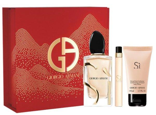 Giorgio Armani Sì - EDP 100 ml + testápoló tej 50 ml + EDP 10 ml
(new design)